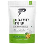 Protyze Anytime Clear Whey Protein Isolate | 24 g Protein/Scoop | 7.2 g BCAA | Gluten-Free | Low Carb | Light and Refreshing | Muscle Growth & Recovery (15 Servings, Nimbu Pani)…