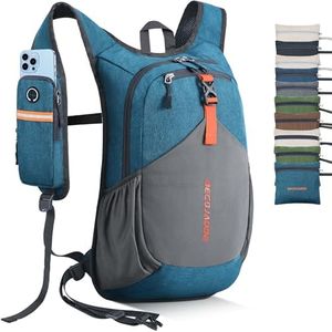BECOJADDE 20L Small Hiking Backpack for Men Women Foldable Packable Back Pack Ultralight Hiking Daypack for Travel Camping Outdoor, Turquoise