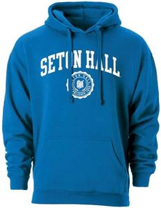 Barnesmith Seton Hall University SHU The Pirate Hooded Sweatshirt, Heritage, Royal Blue, Small