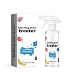 All In One Instant Stain Remover Liquid Spray for Clothes - Multi Purpose Roll Bead Fabric Cleaner for Cotton, Linen, Polyester, Blended Fabric, Denim, Down Jackets & More (120ml) (Pack of 1)