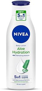 NIVEA Aloe Hydration Body Lotion 200 ml| 48 H Moisturization | Refreshing Hydration | Non Sticky Feel | With Goodness of Aloe Vera For Instant Hydration In Summer | For Men & Women