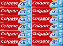 Colgate Fresh Gel Fluoride Toothpaste 100 Milliliter - Pack of 12 Tubes