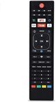 Xpecial 43N7105C J-VC CR-0MA Smart Remote Compatible with Croma/JVC 4K Smart OLED Android LED LCD TV Remote Controller (Black)