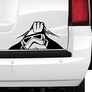 VALIANT COLLECTIONS – Peeking Pooper Stickers–Vinyl Decal for Car and Van – Indoor and Outdoor use for Long Lasting–Waterproof Stickers for Waterbottle and Laptop–Removable Sticker for Mirror– VC 394