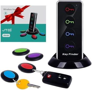 Localizzatore remoto Chiavi Trova Chiavi: JTD Wireless Key Finder Tracker RF Item Locator con torcia a LED e supporto base per i tasti del telefono cellulare degli animali domestici