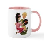 CafePress Vinyl Records Love Mug 11 oz (325 ml) Ceramic Coffee Mug