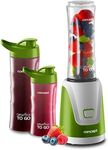 CONCEPT Hausgeräte SM 3365 SM3365 Maker Smoothie to Go with Three Bottles, 300 W, 2 x 600 1 x 400 ml, BPA-Free, Plastic, Green