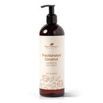 Plant Therapy Fractionated Coconut Oil, Carrier Oil + PUMP. A Base Oil for Aromatherapy, Essential Oil or Massage use. 16 Ounce.