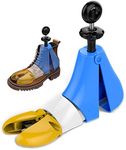 RIRPUAE Shoe Boot Stretcher for Cowboy Boots, 4-Way Shoe Trees Adjustable Stretch Length Width, Shoe Expander Widener for Men Size9.5-12 Women Size11-13.5, Blue, EU43-46