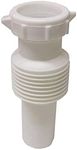 LASCO 03-4319 White Plastic Tubular 1-1/2-Inch Flexible, Extendable, Slip Joint Extension with Nut and Washer