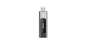 Lexar 128GB JumpDrive M900 USB 3.1 Flash Drive for Storage Expansion and Backup, Up to 400MB/s Read, Metal Design, Titanium (LJDM900128G-BNQNU)