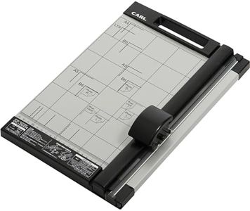 CARL 12 inch DC-200N Premium Rotary Paper Trimmer, Metal Base, 15 Sheet Cutting Capacity.