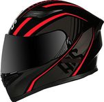 Flip Up Motorcycle Helmet,With Dual Visors Modular Crash Helmets ECE Approved Full-Face Motorbike Helmets for Men and Women Motocross Helmets 13,M