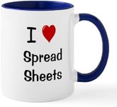 CafePress I Love Spreadsheets Mug O