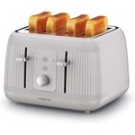 Kenwood Dawn Toaster, 4 Slot Toaster, Reheat, 5 Browning Settings, Defrost and Cancel Functions, Pull Crumb Tray, TFP09.​000CR, 1800W, Oatmeal Cream