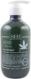 om SHE Aromatherapy Organic Hemp Seed Oil Conditioner - Dry & Damaged