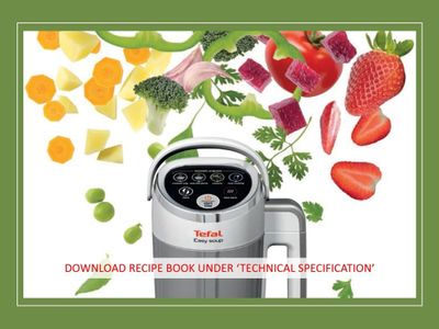 Tefal Easy Soup Maker 1.2L – Automatic Soup and Smoothie Machine