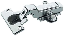 Hettich 9219545 Intermat Hinge with Clip Mounting Centre Wall Stop for Doors from 15-25 mm Pack of 6, Nickel-Plated