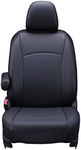 Clazzio ET-1581 Faux Leather Seat Cover, Noah/Noah Hybrid/Voxy/Voxy Hybrid/Esquire Hybrid/80 Series, Late Models, 7-Seater Vehicles, H29/7-R3/12, Clazzio Junior, Black