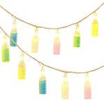 Beer Bottle Fairy String Lights,4.92 ft 10 LEDs Waterproof Copper Wire Fairy Butterflies Twinkle String Decorative Lights for Bedroom Summer Garden Yard Landscape Wedding Party (Beer Bottle)