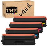 v4ink 4pk Compatible TN-436 Toner R