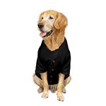 Ruse Buttoned Dinner Dog Jacket Full Sleeves Autumn Winter Dog Jacket/Apparel/Clothes/Gift for Small Dogs.Black/XS (Puppy,Shih Tzu)