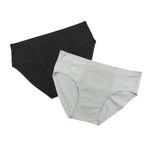 Pristine Life | Underwear Men Incontinence | Wash & Reuse | Absorbs Light Urine Leaks | Anti Bacterial, Hygienic & Leakproof | Comfy Cotton | Pack Of 2 | White & Black | 2XL