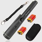 BULVACK Metal Detector Pinpointer, Professional Handheld Pin Pointer Wand, 360° Search Treasure Pinpointing Finder Probe with Belt Holster for Adults and Kids