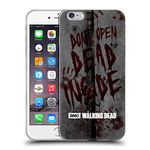 Head Case Designs Officially Licensed AMC The Walking Dead Dead Inside Typography Soft Gel Case Compatible With Apple iPhone 6 Plus/iPhone 6s Plus