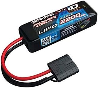 Traxxas Batterie pour modélisme (LiPo) 7,4 V 2200 mAh - Nombre de cellules : 2 25 C - Boîtier Rigide iD