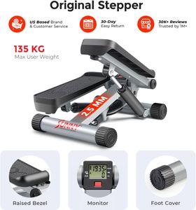 Sunny Health Mini Stepper – Compact Fitness Exercise Machine