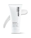 Molecular Company SPF 50+ Pa++++ Face Sunscreen Gel, 50g | 2X Moisturising than Hyaluronic Acid | With 5% Niacinamide, 3% Panthenol, 3% Lecorice, 1% Birch Sap l All Skin Type For Men & Women