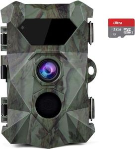 Coolife 4K 48MP Cámaras de Caza HD Fototrampeo Distancia de Disparo de hasta 35 m Velocidad de Disparo 0.1s Cámara de Caza Nocturna 46 pcs IR Leds Admite hasta 512G