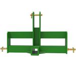 NATSTEEL ATTACHMENTS Tractor Drawbar with Suitcase Weight Brackets Cat 1-3Pt Hitch Drawbar Receiver for Compact Tractor Weights -3 Point Quick Hitch Cat 1 Compatible - Green