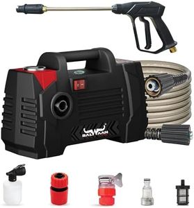 BALWAAN Krishi PW-250 Pressure Washer Brush Less New Technology Motor (Feather Lightweight), 120-150 Bar Rated Pressure, 1800W Motor, Compact and Powerful, Less Water Consumption, 5 litres per Minute
