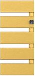 HSTRUKT Electric Towel Warmer, Heated Towel Rack with Thermo Control and Timer, Fast Heating Towel Rail for Bathroom with Memroy Function, Work with Smart Plug, Right-Wiring, 5 Panel, Gold