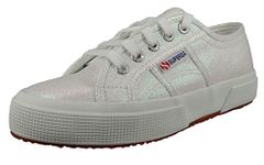 Superga 2750 Lamew Ladies Canvas Trainers Iridescent 7