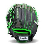 Franklin Sports Girls Softball Glove - Women's Windmill Fastpitch + Slowpitch Softball Glove - Green Softball Mitt - Right Hand Throw Adult + Youth - 12", 22318L