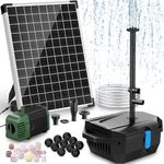 POPOSOAP 20W Solar Pond Filter with