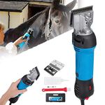 Clipper for Horses, Extra Quiet and Smooth Running, Professional Horse Hair Clipper, 6-Speed Clipper Horse Grooming kit