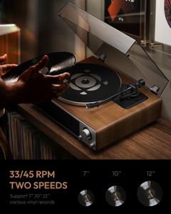 Qlearsoul ONE-Q Vinyl Record Player – Turntable with Modern Design