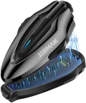 JESIMAIK Motorcycle Helmet Bluetooth Headset, Helmet Communication System, 10 Riders Group Mesh, Multitasking Audio,7-Layer Noise Cancellation,IP67 Waterproof,Compatible with All Helmets(Black)