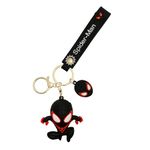 FYNITE Cartoon keychains for girls and boys, cute kawaii keychain, backpack key chain accessories, wristlet key chain car charms - Black Spider, Black Spider, Regular