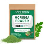 Moringa Powder (397g/14oz) Moringa Oleifera Leaf Powder - Gluten Free, Non-GMO | Perfect for Smoothies, Drinks, Tea & Recipes | Packed in Resealable Zip Lock Pouch