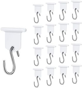 URAQT 17 Pezzi Ganci per Tende da Campeggio, Ganci per Tende da Sole con Gancio a S, Gancio per Tenda da Sole per Camper, per Camper, Roulotte, Campeggio, Giardino, Interni ed Esterni