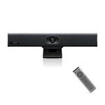 Yealink UVC34 4K Video Conference Room Camera Teams Zoom Certified, 120° Wide Angle Webcam, All in One USB Video Bar, Auto Framing, Audio and Video Conferencing System for Huddle Meeting Room