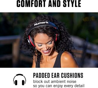 Numark HF175 DJ Headphones – Over-Ear Studio Monitoring