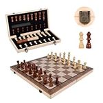 15 Inches Chess Set Wooden Chess Bo