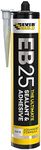 Everbuild EB25 The Ultimate Sealant and Adhesive Cartridge – Hybrid Polymer Adhesive – Waterproof and Weatherproof – White – 300ml