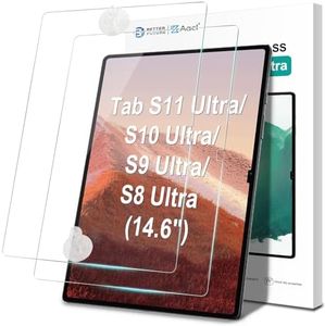 [2 Pack]Tempered Glass for Samsung Galaxy Tab S8 Ultra Screen Protector,[Bubble-Free][Anti-Scratch][Case-Friendly]
